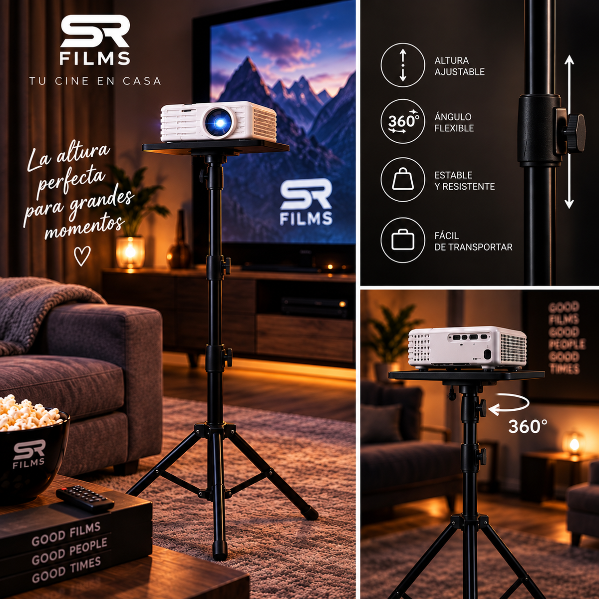 SOPORTE TELESCÓPICO PARA PROYECTOR