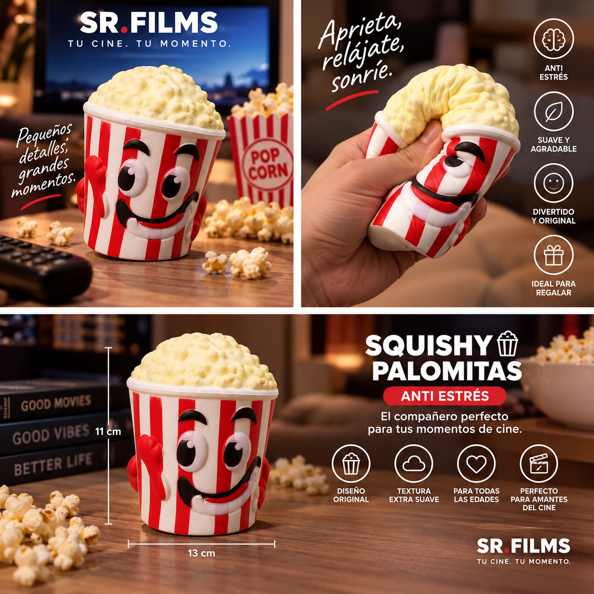 SQUISHY PALOMITAS ANTI ESTRÉS