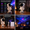 Proyector astronauta Galaxy para cine en casa
