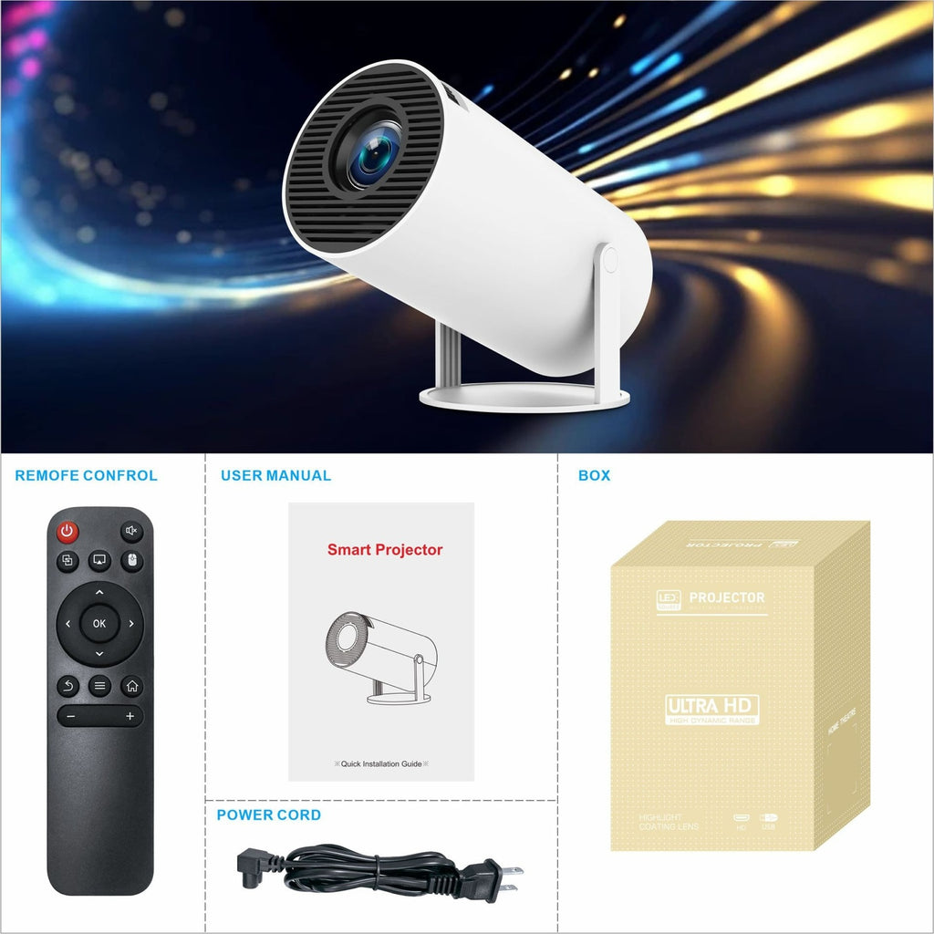 HY300 Pro mando y accesorios incluidos