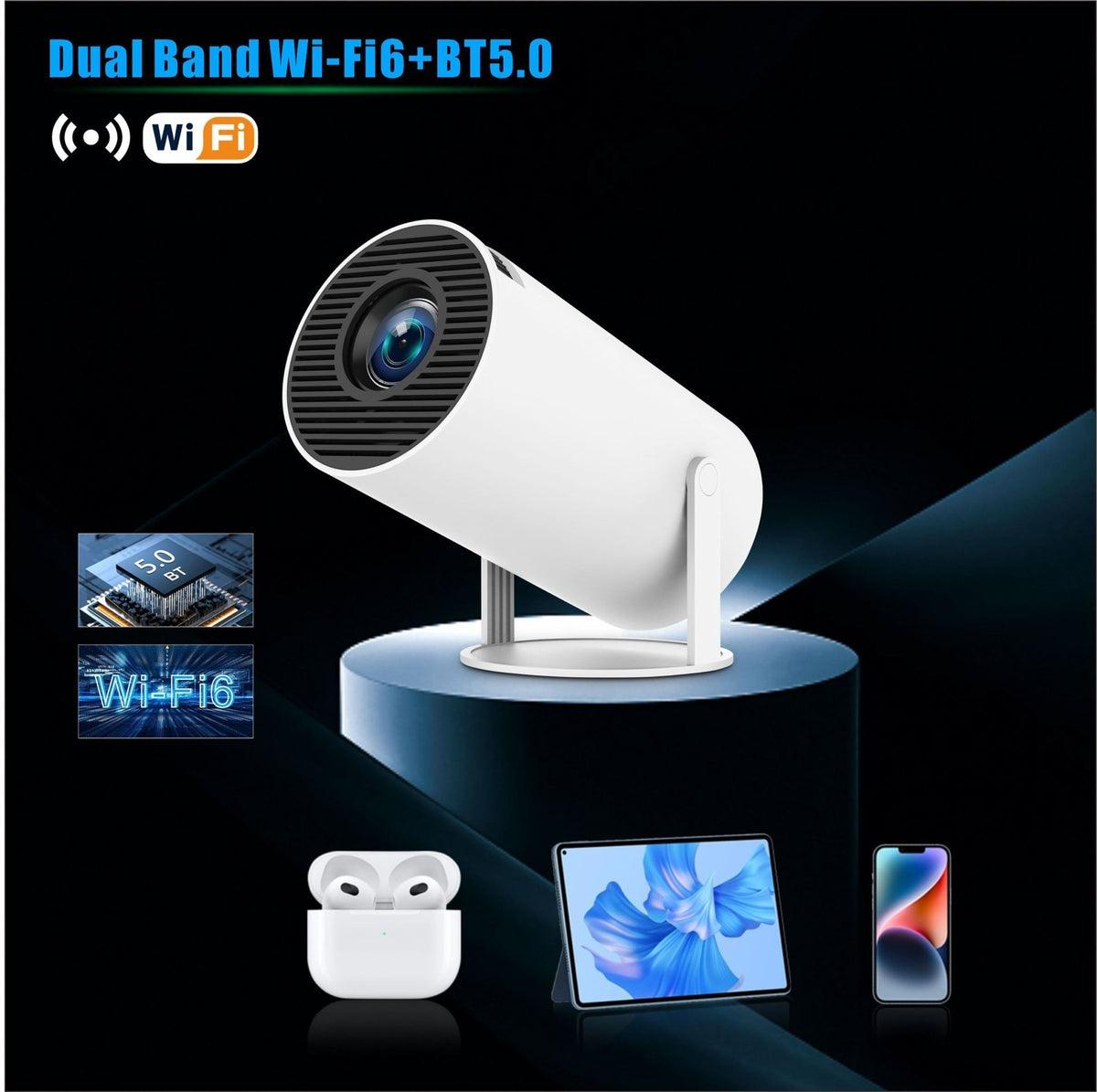 HY300 Pro Wi-Fi 6 y Bluetooth 5.0