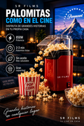 Máquina de palomitas SR Films para cine en casa